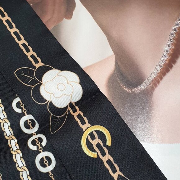 Skinny Scarf Fashion Women Wrap Hand Bag Accessory Hair Tie Luxe Trendy Gift - Picture 2 of 2